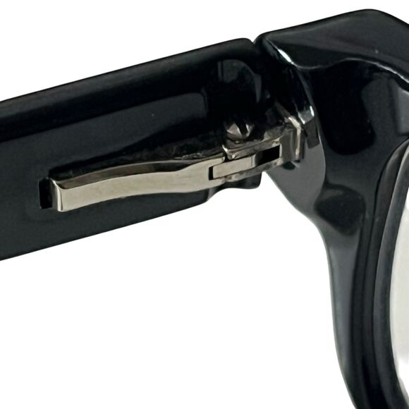 Dolce & Gabbana Black Oval Rectangle Eyeglass Frames Only academia alt 52 15 135 main image 7